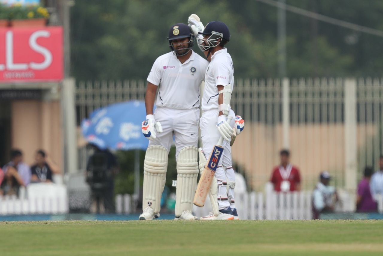 Rohit Sharma and Ajinkya Rahane set India back on track, India v South Africa, 3rd Test, Ranchi, 1st day, October 19, 2019
