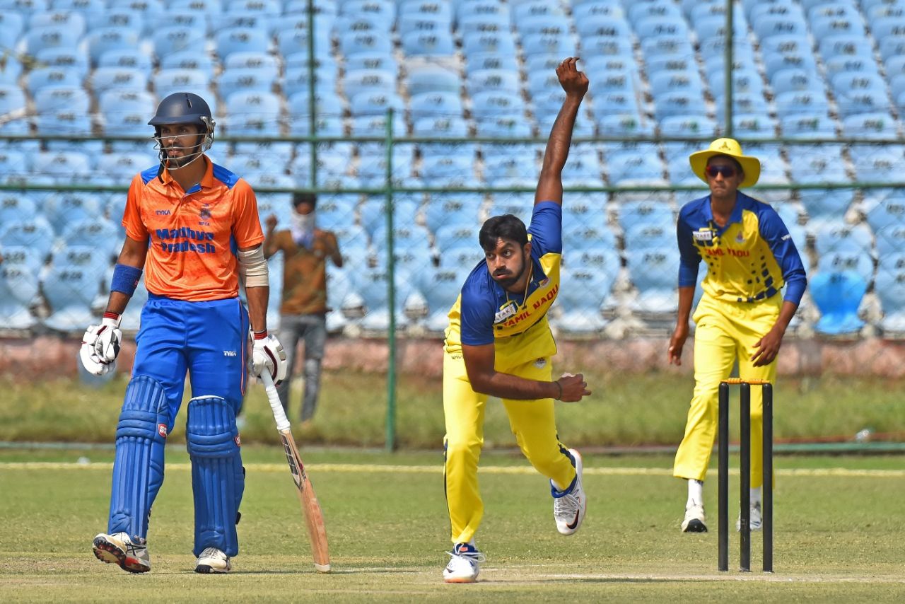 Vijay Shankar provided crucial breakthroughs with the new ball for Tamil Nadu, Vijay Hazare Trophy 2019