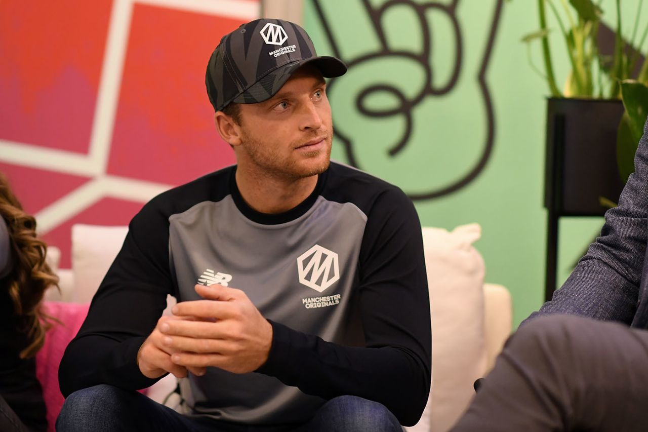 Jos Buttler of Manchester Originals looks on prior to The Hundred Draft, London, October 20, 2019