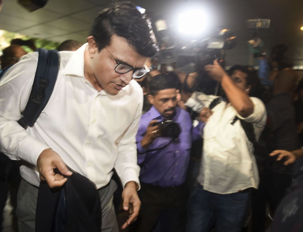 New BCCI president Sourav Ganguly arrives for the general body meet, Mumbai
