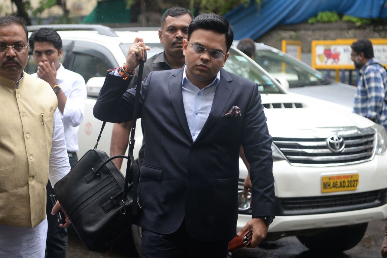 Set to take over as BCCI secretary, Jay Shah arrives at the BCCI headquarters, Mumbai, October 23, 2019