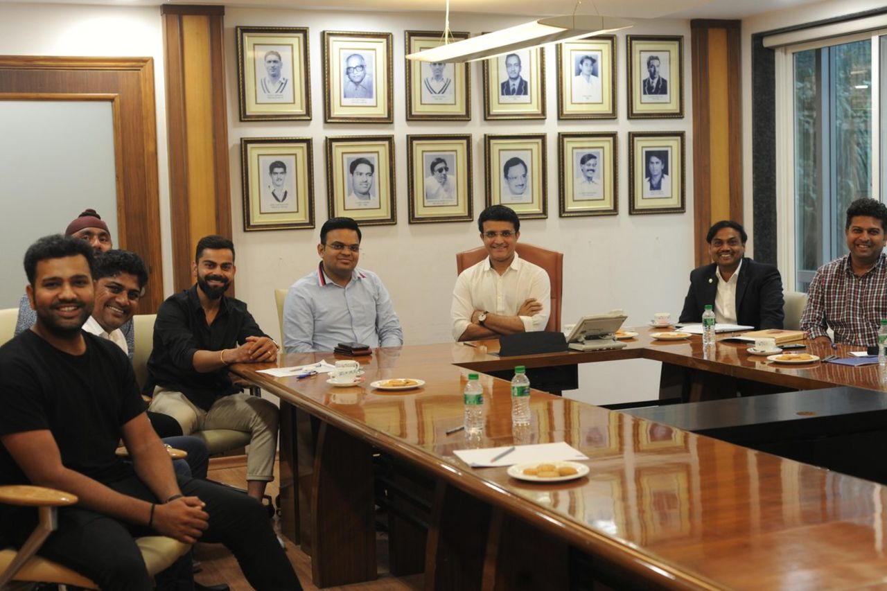 India's selectors sit down with captains Rohit Sharma, Virat Kohli and the new BCCI officers, 24th October, Mumbai