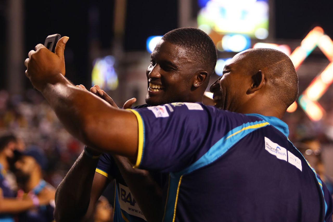 Phil Simmons and Jason Holder won the CPL together with Barbados Tridents, Guyana Amazon Warriors v Barbados Tridents, CPL 2019 final, Trinidad, October 12, 2019