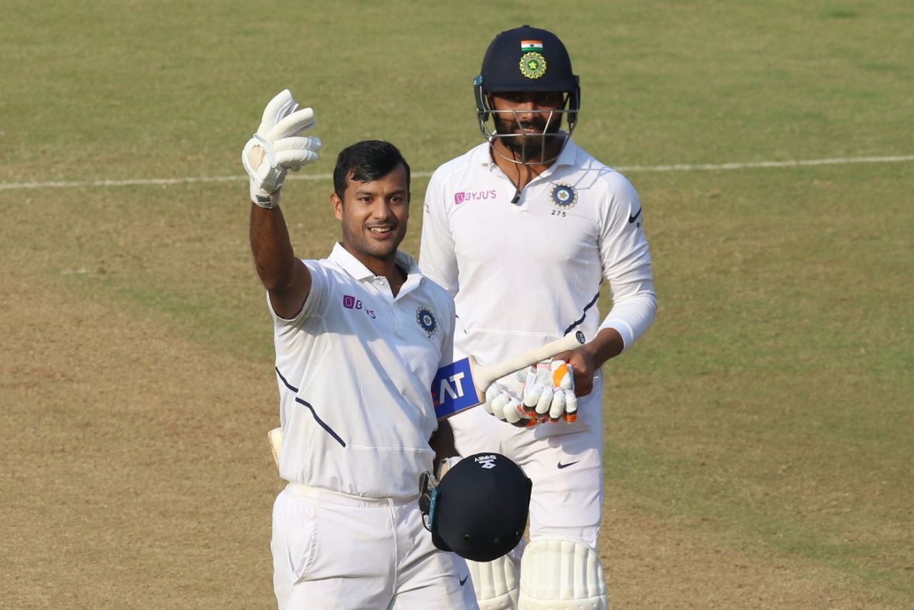 Mayank Agarwal got the memo. 'Go for the triple', India v Bangladesh, 1st Test, Indore, 2nd day, November 15, 2019