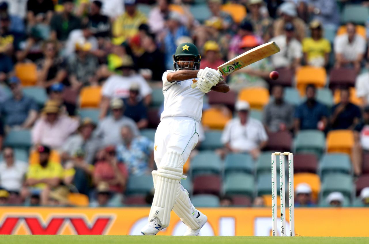 Asad Shafiq pulls for four, Australia v Pakistan, 1st Test, Brisbane, November 21, 2019