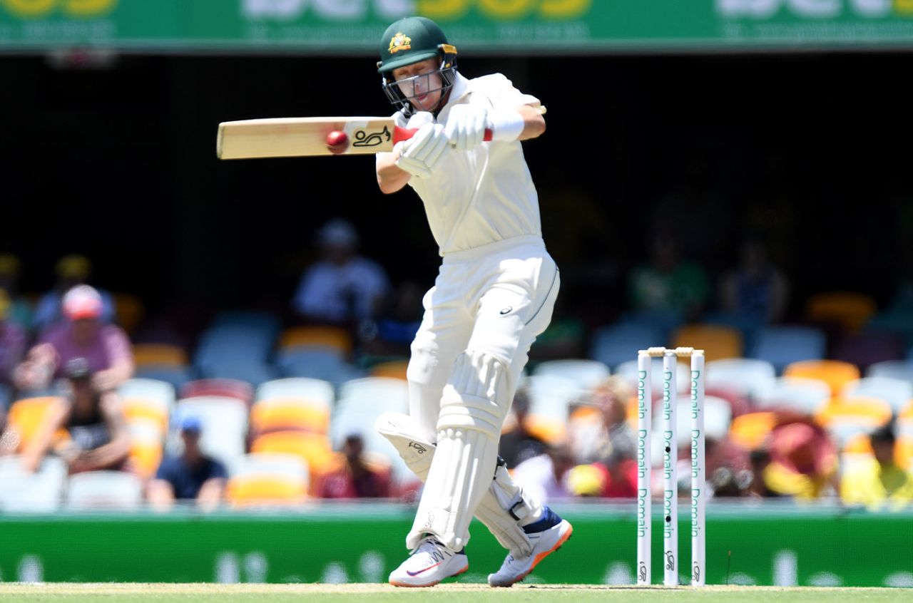 Marnus Labuschagne was into his stride early on the third day, Australia v Pakistan, 1st Test, Brisbane, November 23, 2019