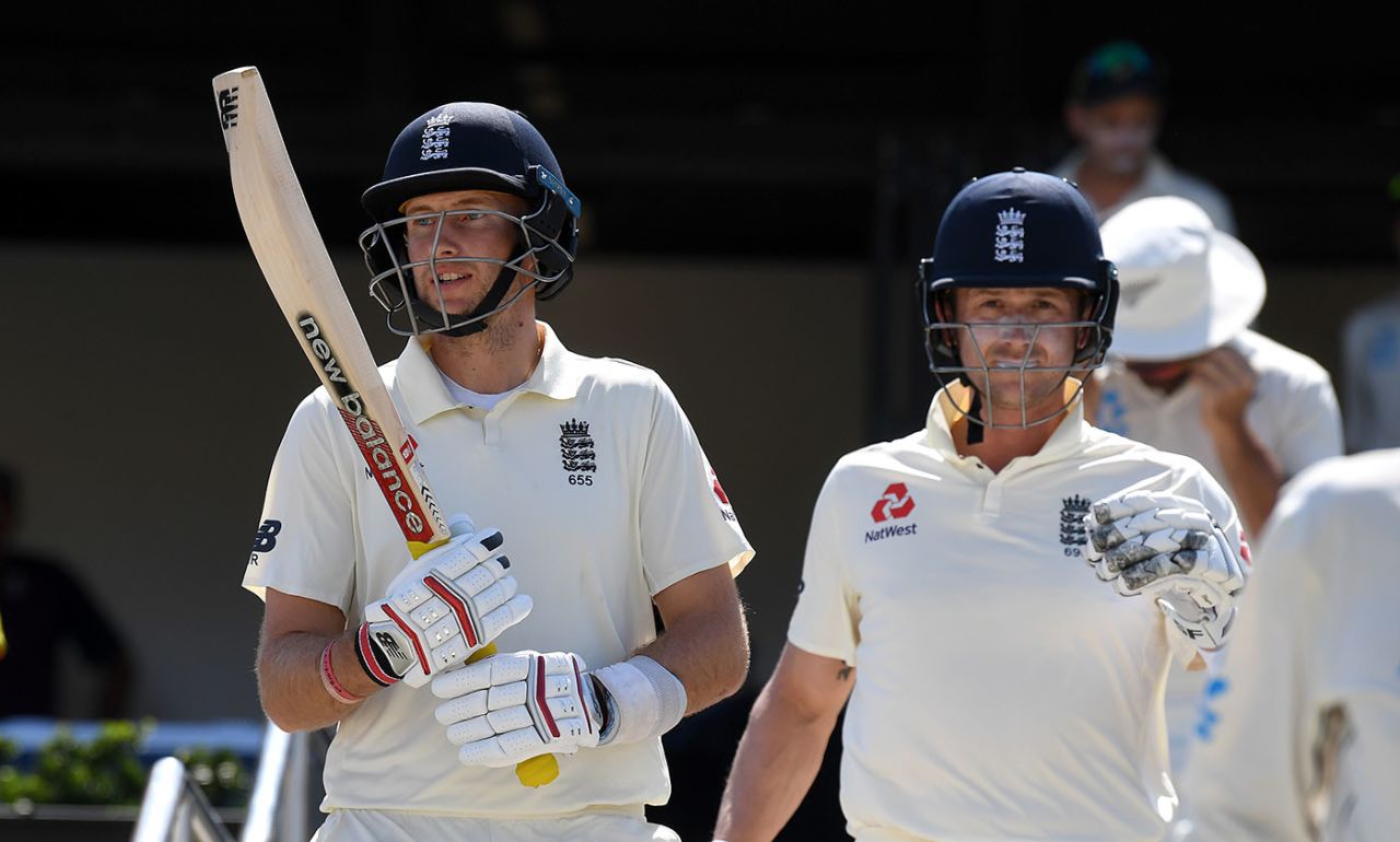 Joe Root and Joe Denly faced the task of batting time, New Zealand v England, 1st Test, Mount Maunganui, 5th day, November 25, 2019