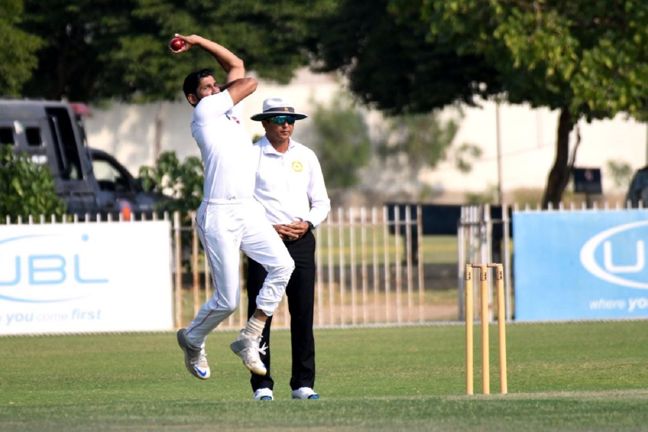 Sohail Tanvir in his delivery stride, Balochistan v Northern, Quaid-e-Azam Trophy 2019-20, Karachi, day 2, November 26, 2019
