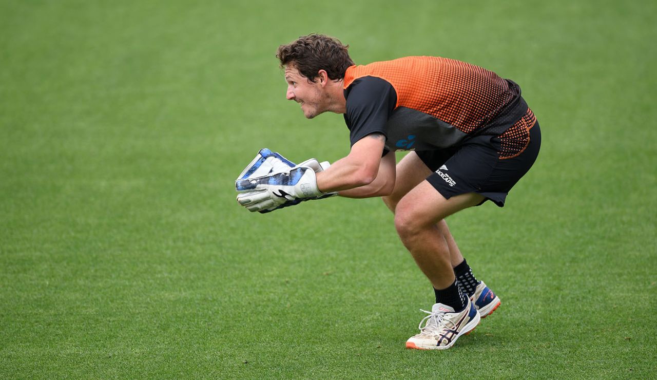BJ Watling goes through his paces, New Zealand training, November 28, 2019