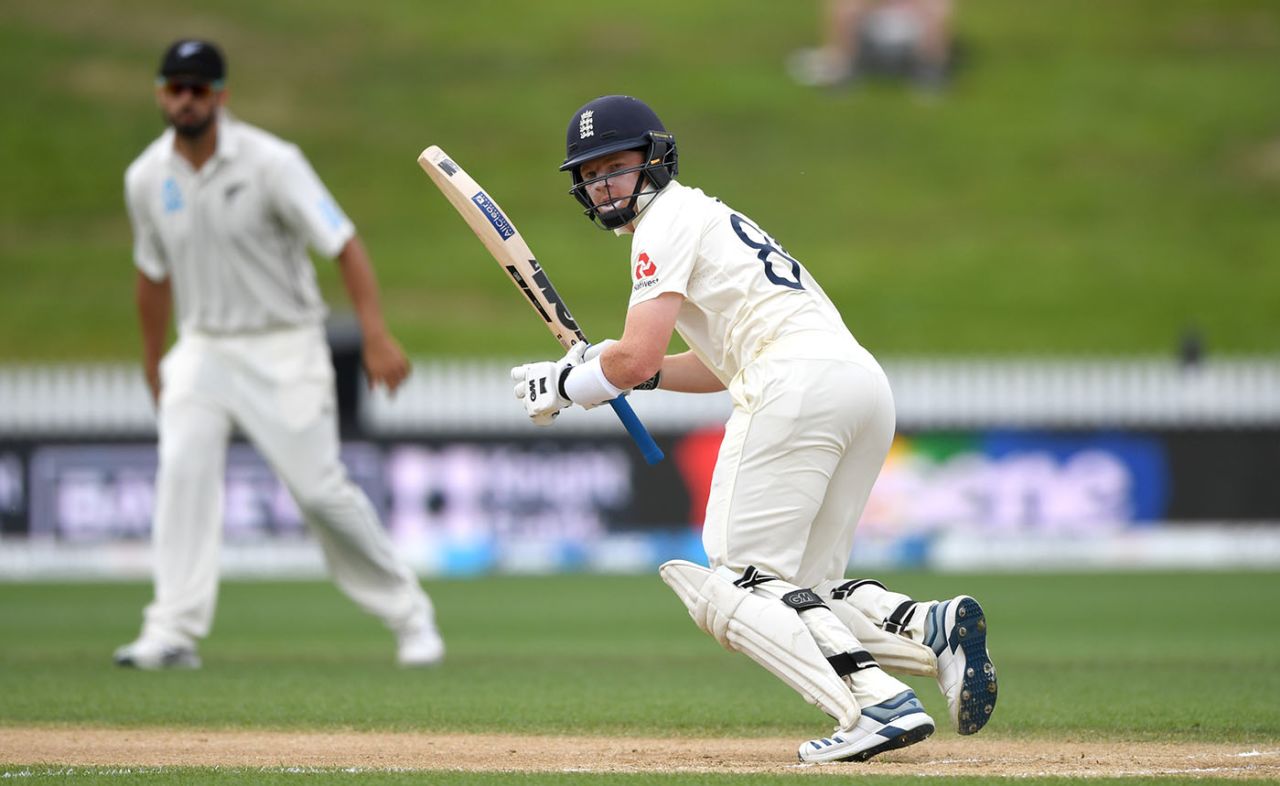 Ollie Pope bats, New Zealand v England, 2nd Test, Hamilton, December 02, 2019