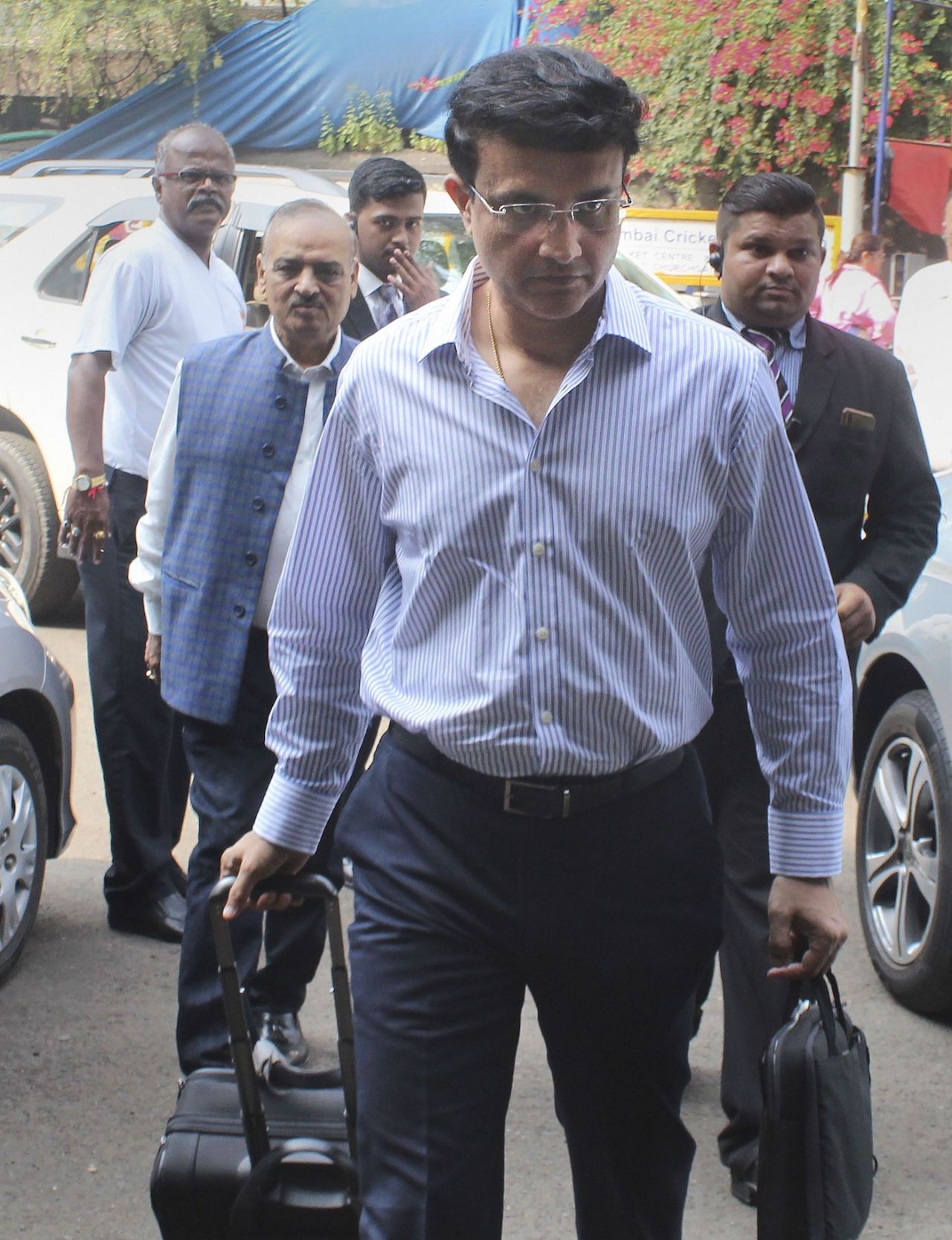 Sourav Ganguly arrives for his first AGM as BCCI president, Mumbai, December 1, 2019