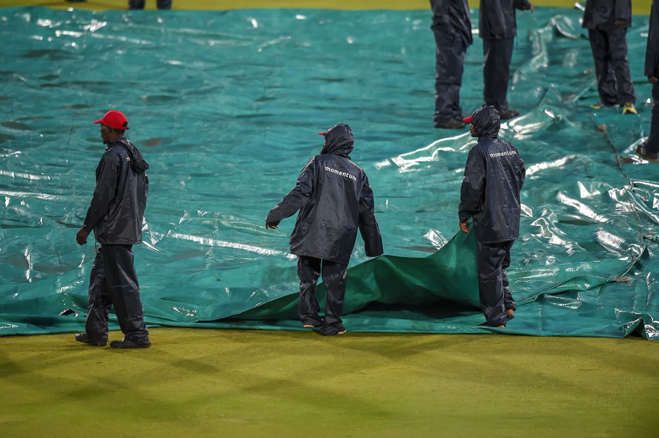 Persistent rain meant play was impossible at Centurion