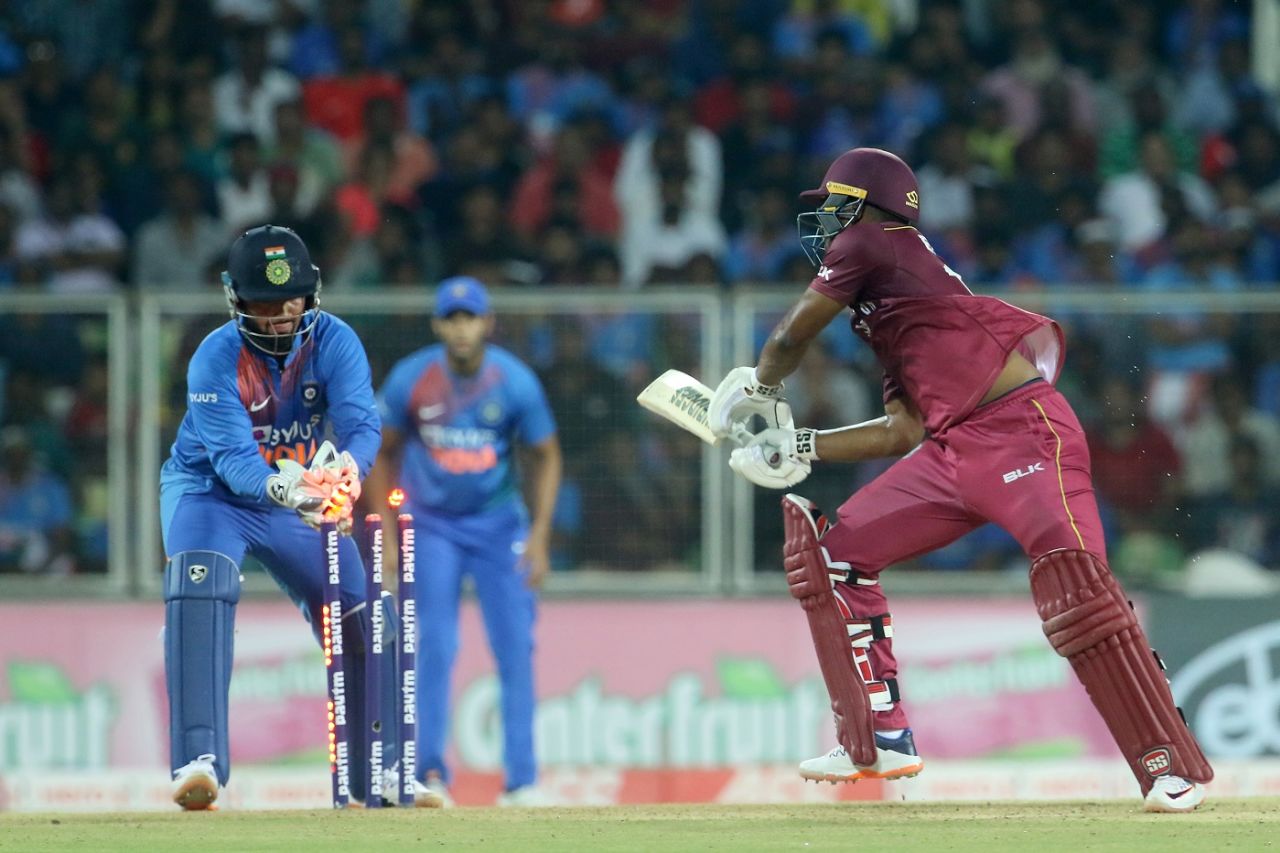 Rishabh Pant is showing improvement behind the stumps, India v West Indies, 2nd T20I, Thiruvananthapuram, December 8, 2019
