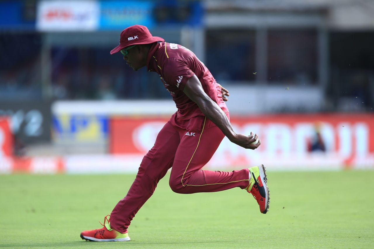 Sheldon Cottrell is a livewire, with ball in hand or prowling the field, India v West indies, 1st ODI, Chennai, December 15, 2019