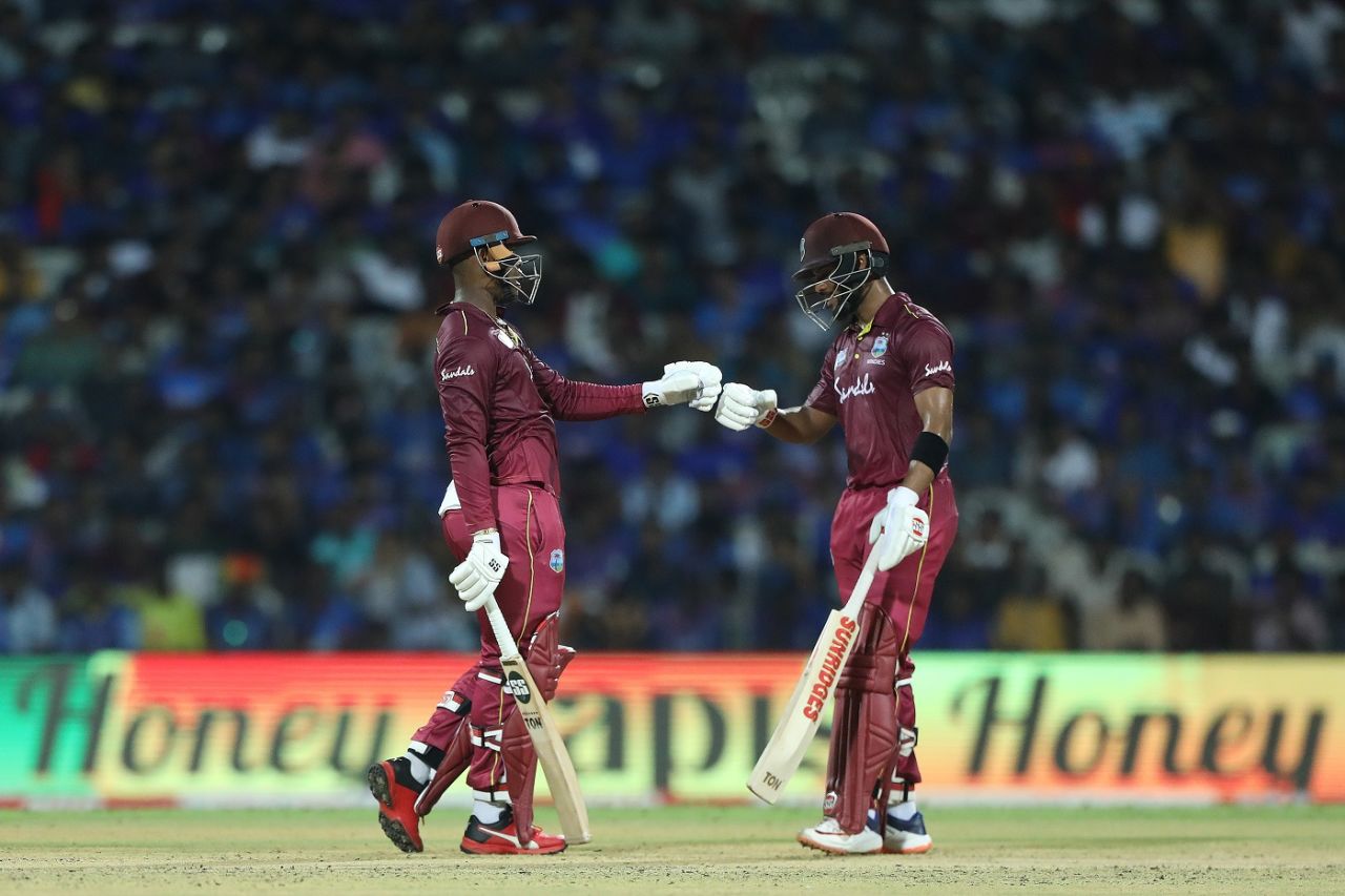 Shimron Hetmyer and Shai Hope shared a massive stand, India v West indies, 1st ODI, Chennai, December 15, 2019