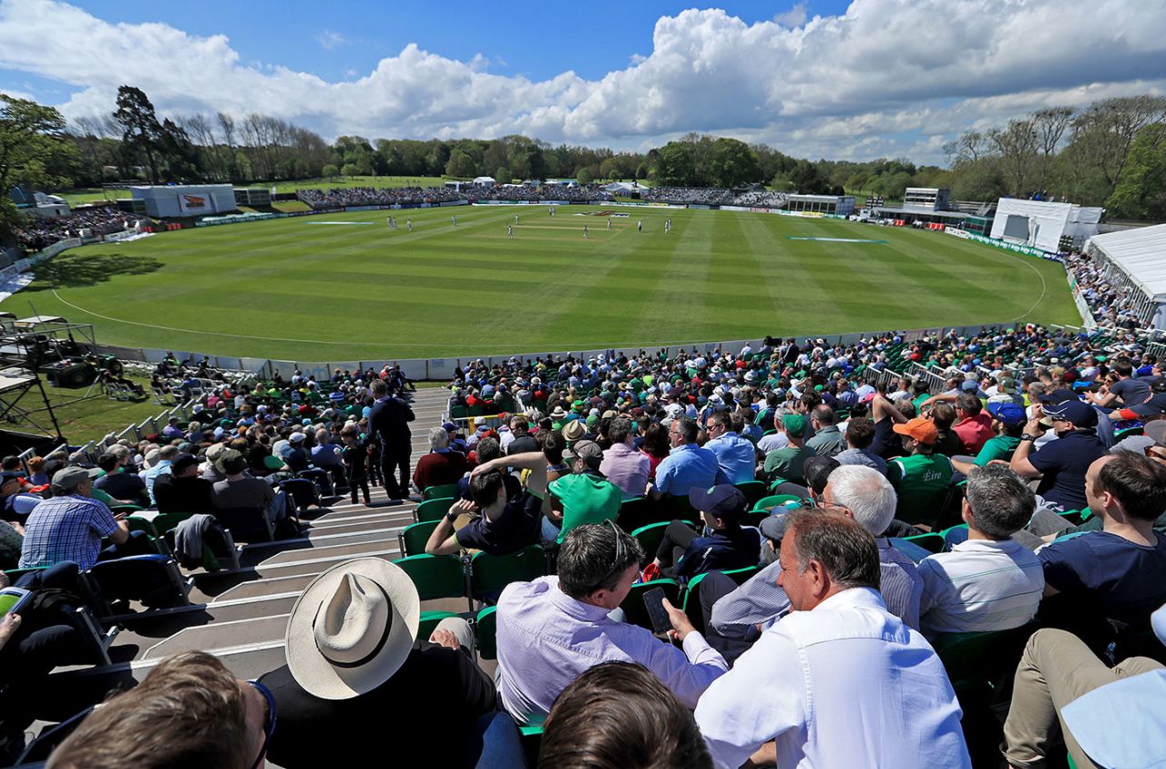 Ireland hosted their first and only Test at Malahide in 2018, Ireland v Pakistan, Only Test, Malahide, 2nd day, May 12, 2018