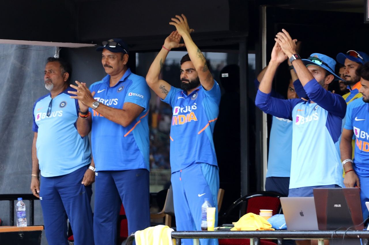 Virat Kohli and Ravi Shastri have a lot to celebrate, India v West Indies, 2nd ODI, Visakhapatnam, December 18, 2019