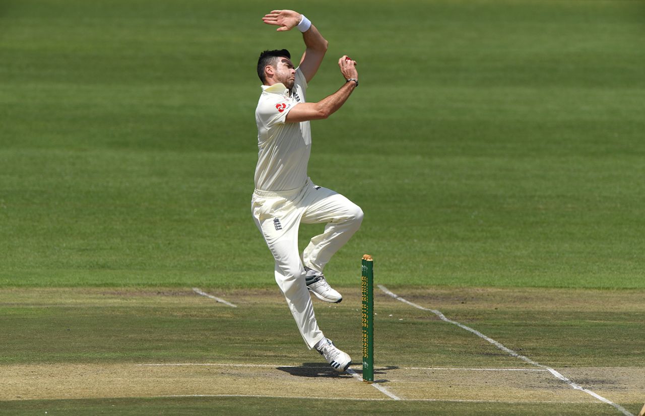 James Anderson played his first competitive game since August in Benoni, Cricket South Africa Invitational XI v England, Tour match, Benoni, December 18, 2019