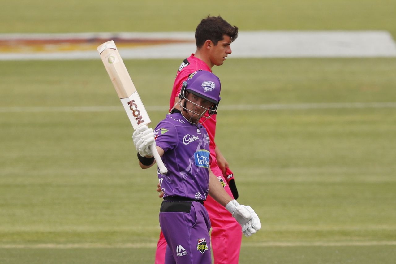 D'Arcy Short led the Hurricanes' batting charge with a 40-ball 51, Hobart Hurricanes v Sydney Sixers, Bob Bash League, Alice Springs, December 20, 2019