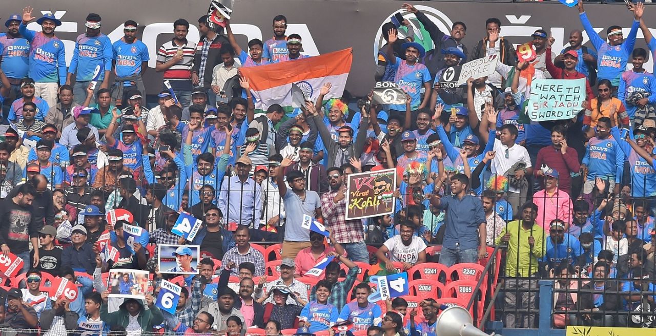 The Barabati Stadium was packed to the rafters, India v West Indies, 3rd ODI, Cuttack, December 22, 2019