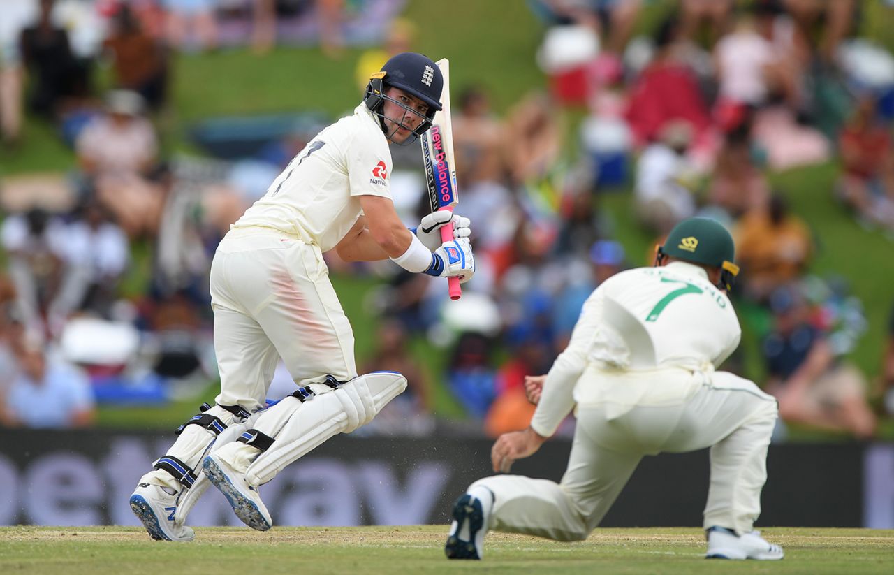 Rory Burns turns one round the corner, South Africa v England, 1st Test, Centurion, 3rd day, December 28, 2019