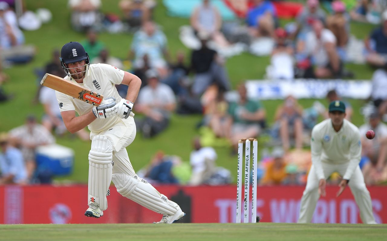 Dom Sibley tucks one into the leg side, South Africa v England, 1st Test, Centurion, 3rd day, December 28, 2019