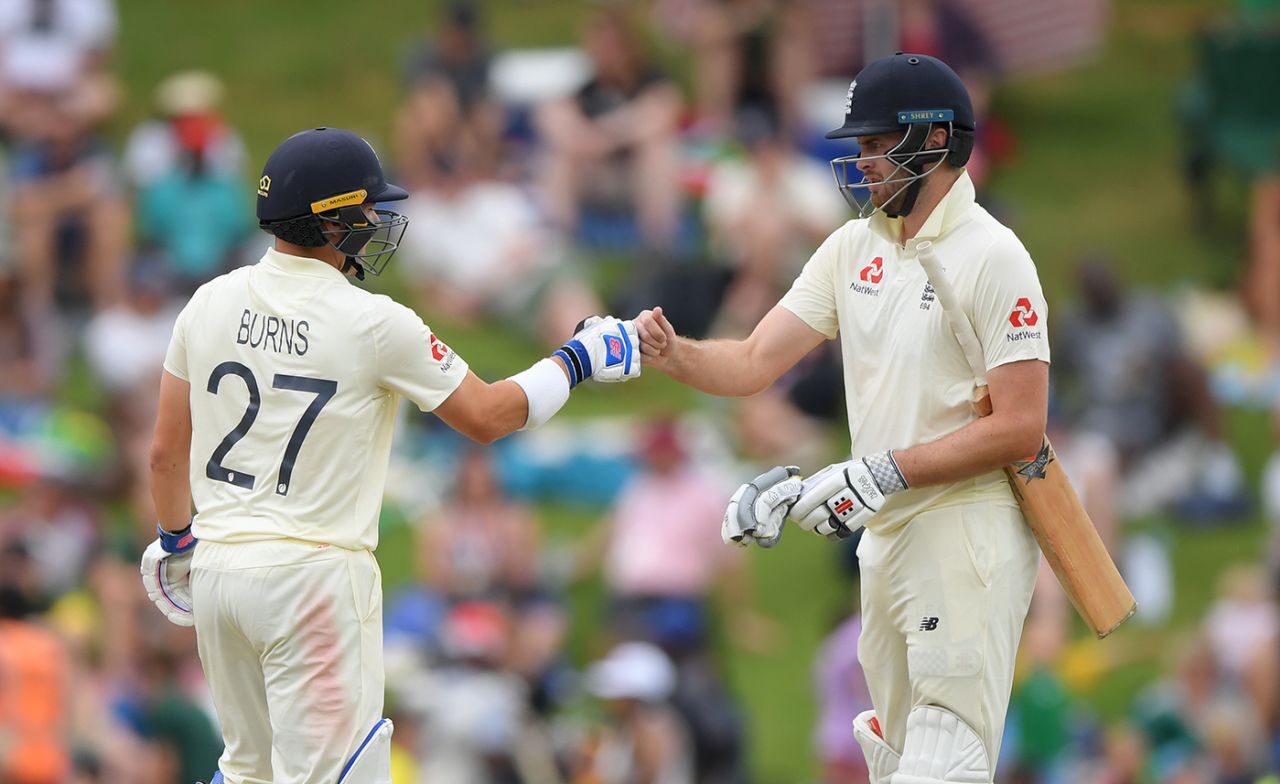 Rory Burns and Dom Sibley started solidly in the fourth innings, South Africa v England, 1st Test, Centurion, 3rd day, December 28, 2019