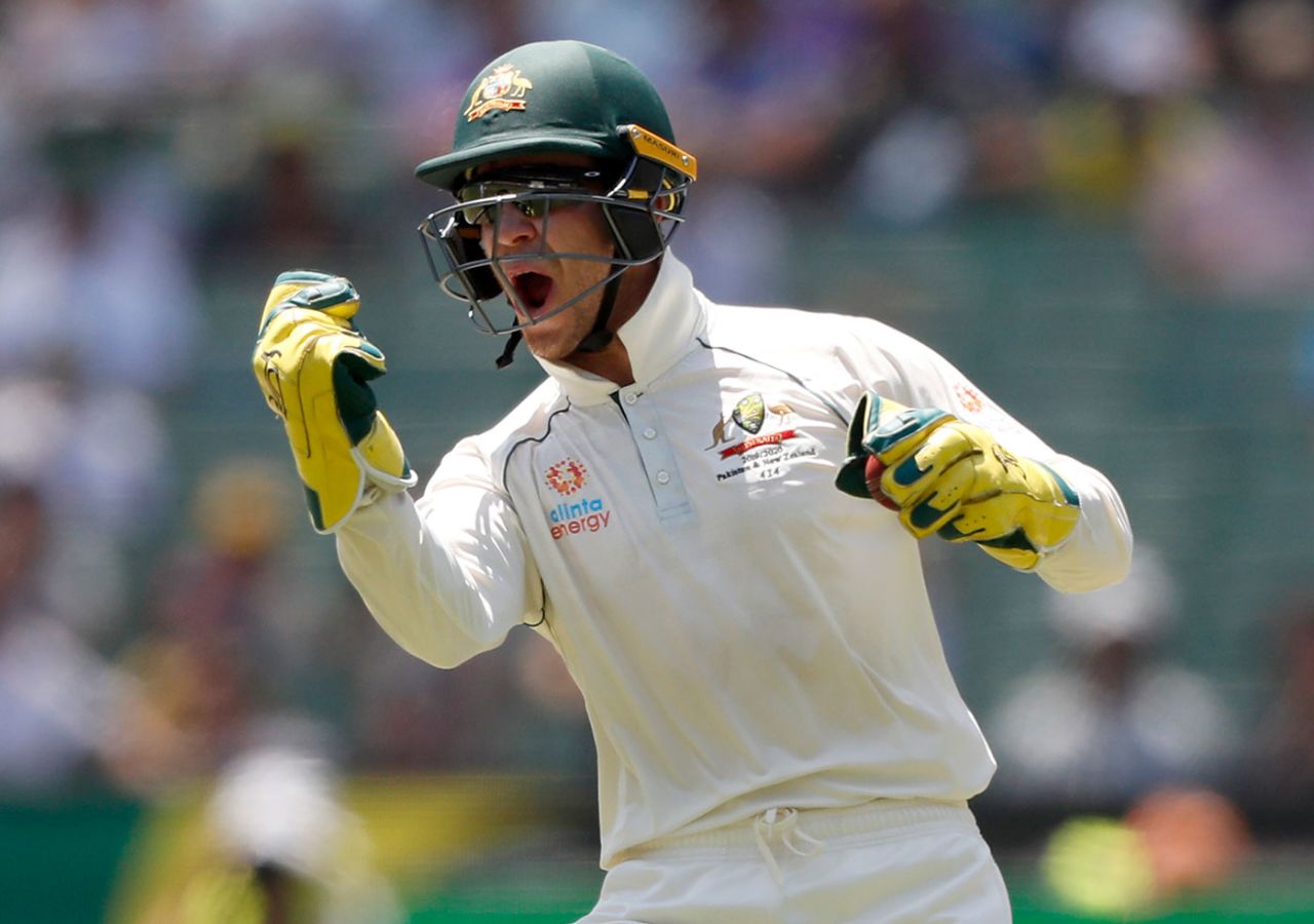 Tim Paine was delighted with his work to stump Henry Nicholls, Australia v New Zealand, 2nd Test, Melbourne, 4th day, December 29, 2019