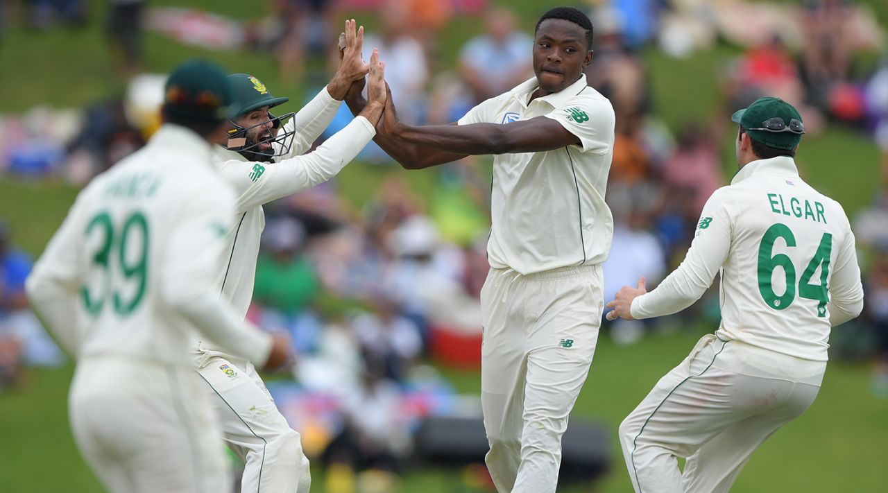 Kagiso Rabada struck with the new ball, South Africa v England, 1st Test, Centurion, 4th day, December 29, 2019