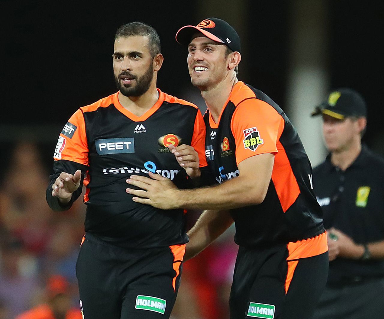 Fawad Ahmed finished with 3 for 16, Brisbane Heat v Perth Scorchers, BBL, Carrara, January 1, 2020