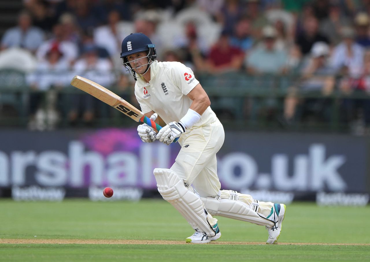 Joe Denly works one to the leg side, South Africa v England, 2nd Test, Cape Town, 1st day, January 3, 2020