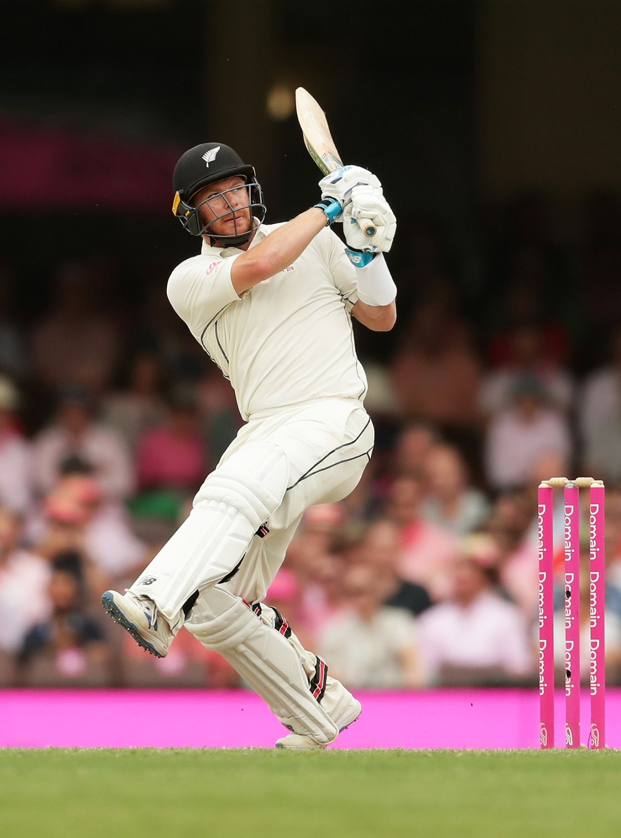 Glenn Phillips pulls one away, Australia v New Zealand, 3rd Test, Sydney, 3rd day, January 5, 2020