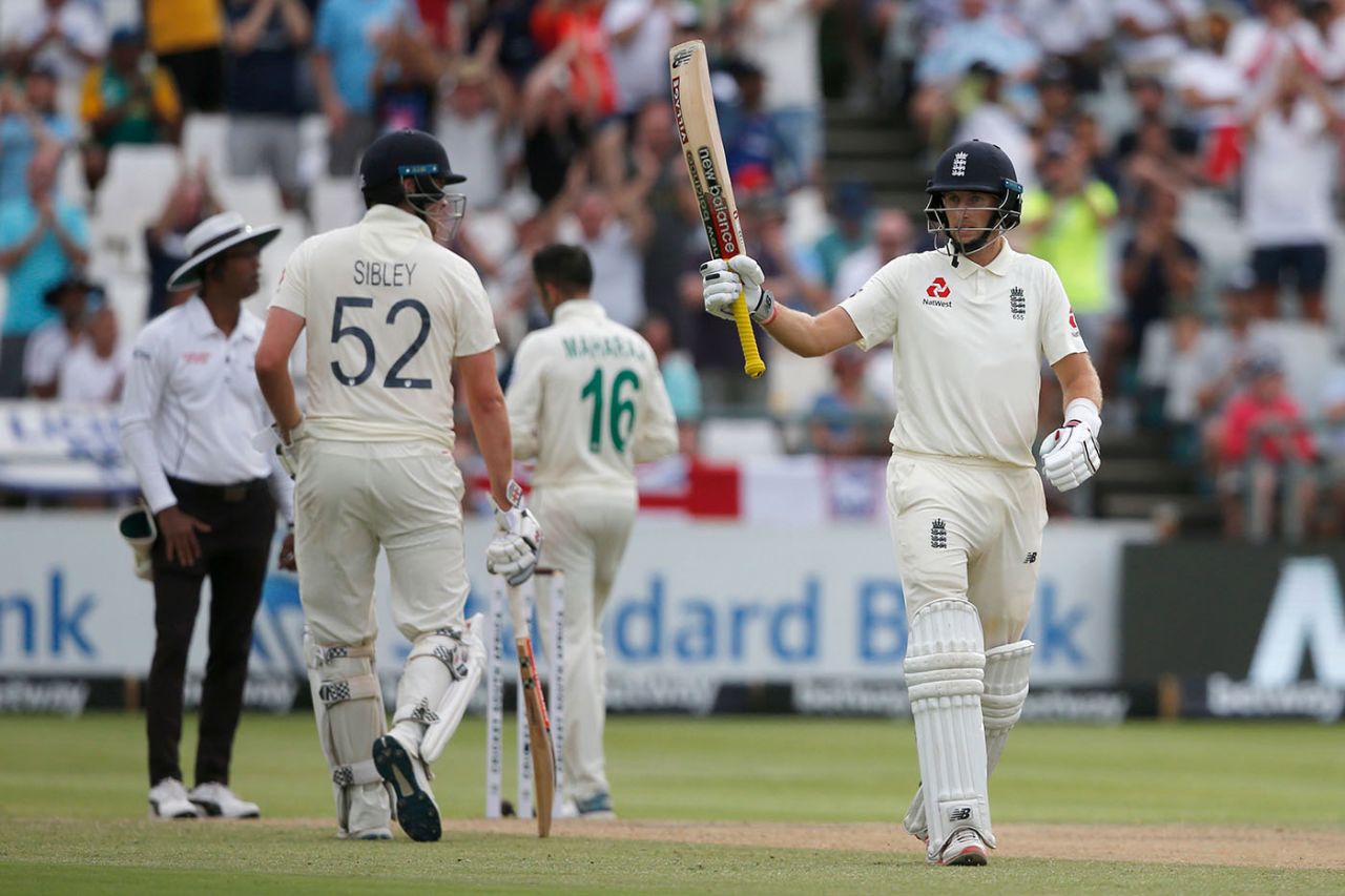 Joe Root notched a half-century, South Africa v England, 2nd Test, Cape Town, January 5, 2020