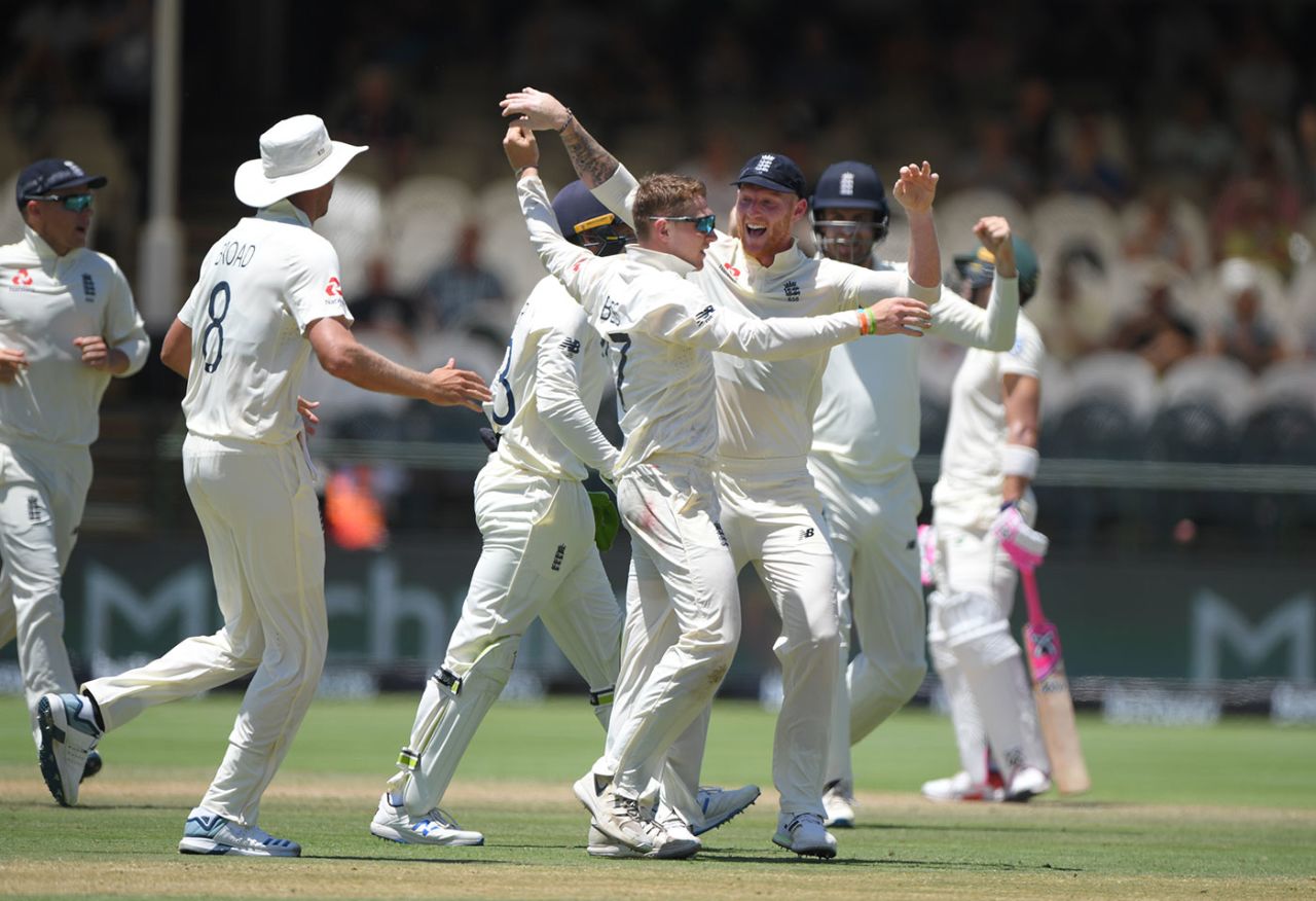 Dom Bess claimed the crucial scalp of Faf du Plessis, South Africa v England, 2nd Test, Cape Town, 5th day, January 7, 2020