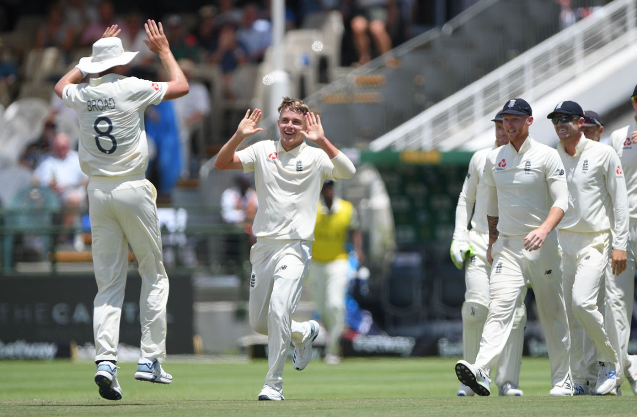 Sam Curran made a key breakthrough, South Africa v England, 2nd Test, Cape Town, 5th day, January 7, 2020