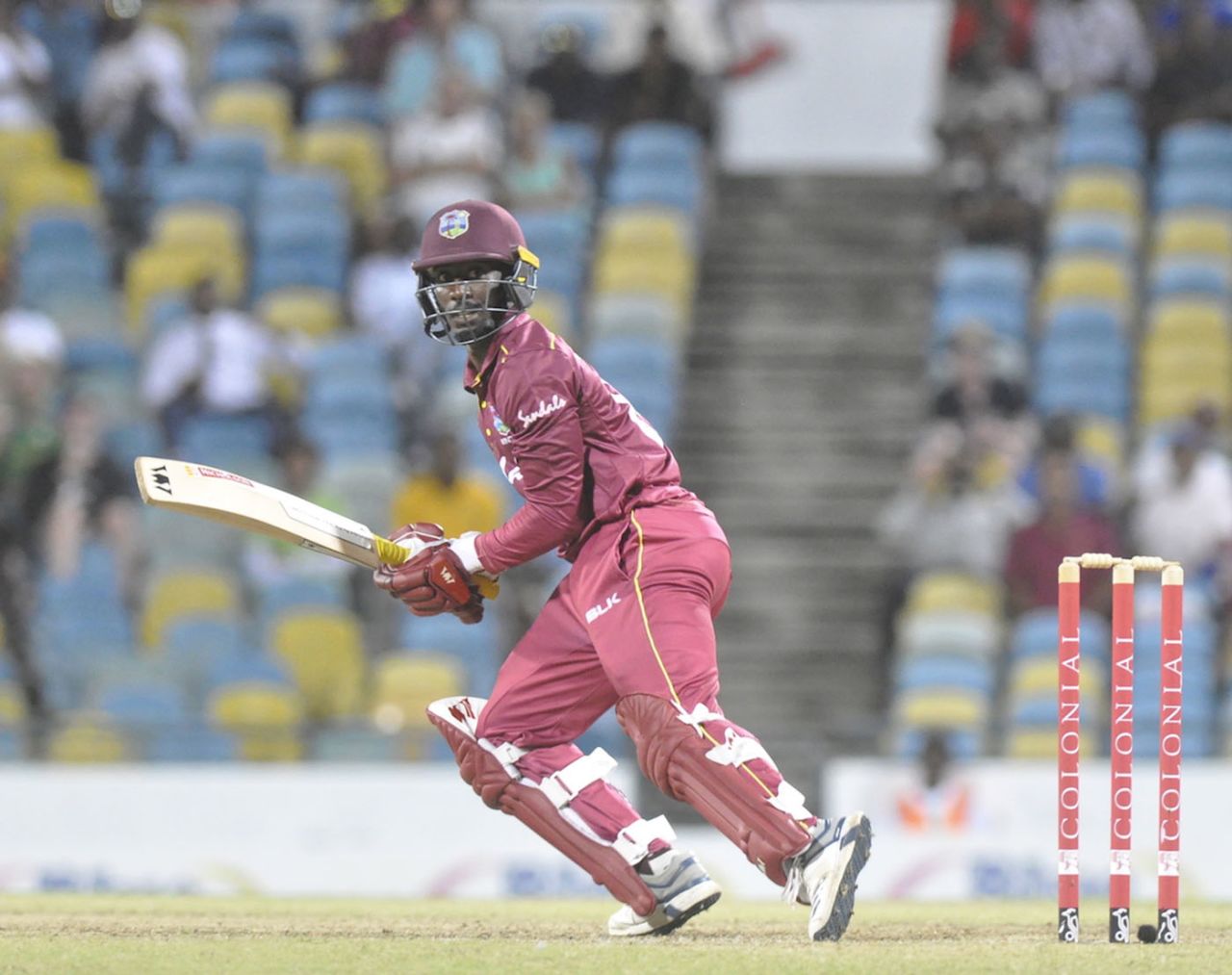 Hayden Walsh saw his side to a tense victory, West Indies v Ireland, 2nd ODI, Bridgetown, January 9, 2020
