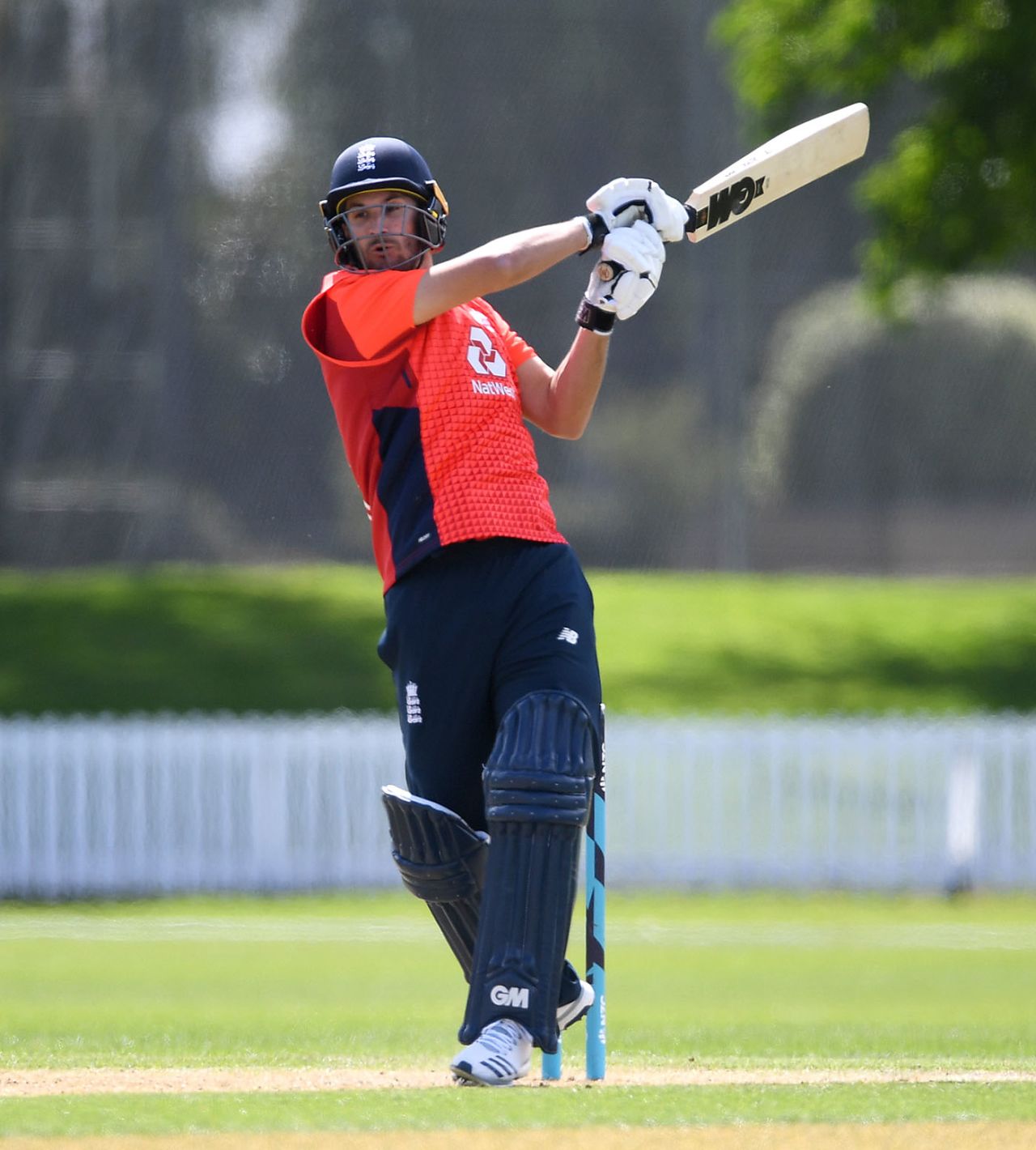 Lewis Gregory belted an unbeaten 29 off 11 balls in England's warm-up game, New Zealand A v England, Tour match, Lincoln, October 29, 2019