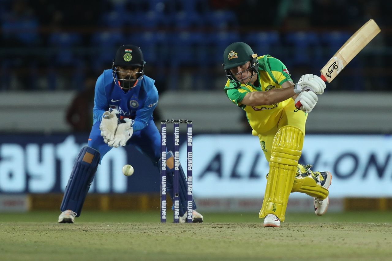 Marnus Labuschagne looks at ease against pace and spin, India v Australia, 2nd ODI, Rajkot, January 17, 2020