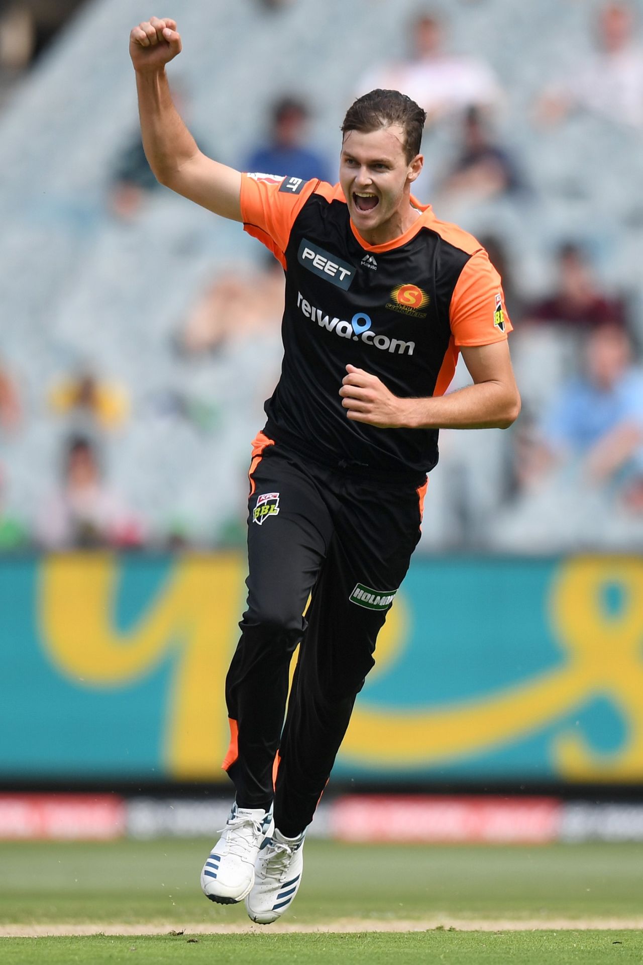 Matthew Kelly kept the Stars in check with regular strikes, Melbourne Stars v Perth Scorchers, BBL 2019-20, Melbourne, January 18, 2020