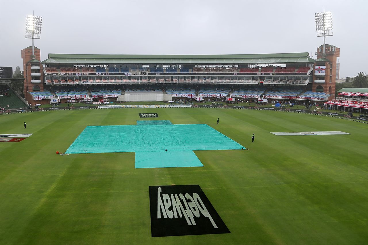 Rain held up proceedings, South Africa v England, 3rd Test, Port Elizabeth, 3rd day, January 18, 2020