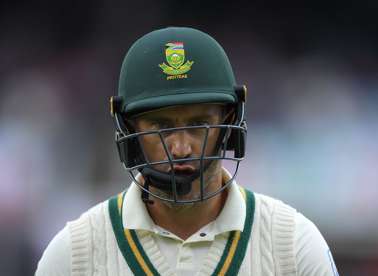 The pressure on Faf du Plessis is mounting, South Africa v England, 3rd Test, Port Elizabeth, 4th day, January 19, 2020