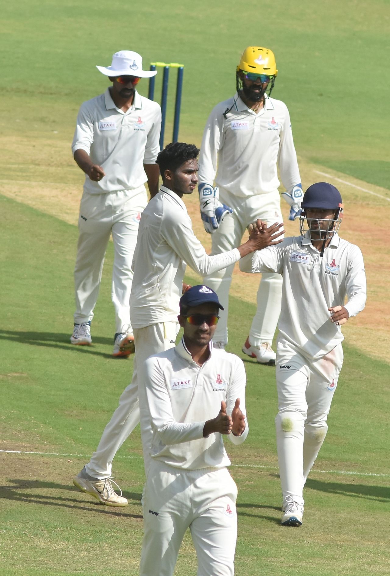 M Siddharth celebrates a wicket, Tamil Nadu v Railways, Ranji Trophy 2019-20, Chennai, January 20, 2020