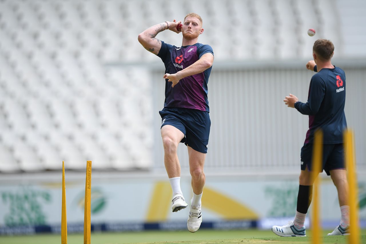 Ben Stokes bowls in training, England training, The Wanderers, January 23, 2020