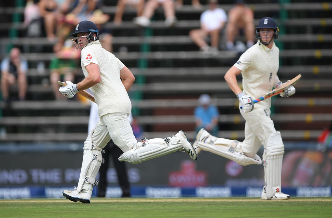 Dom Sibley and Zak Crawley put on another convincing opening stand, South Africa v England, 4th Test, Day 1, Johannesburg, January 24, 2020