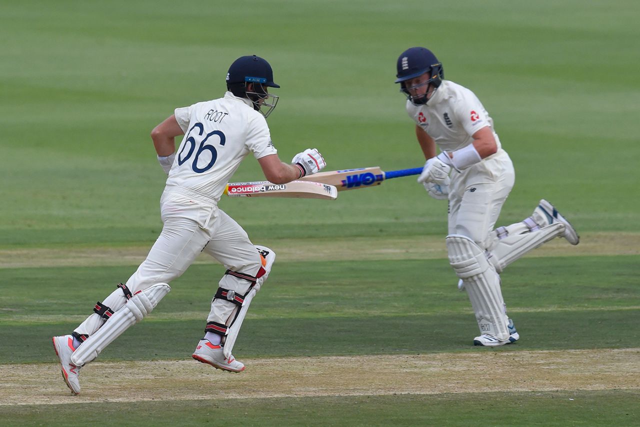 Joe Root and Ollie Pope began to rebuild after a middle-order wobble, South Africa v England, 4th Test, Day 1, Johannesburg, January 24, 2020