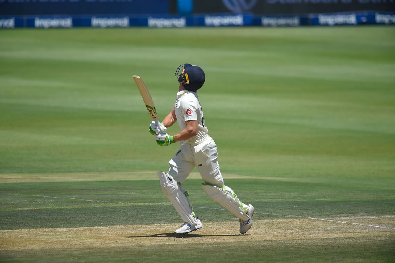 Jos Buttler chipped one straight up, South Africa v England, 4th Test, Day 2, Johannesburg, January 25, 2020