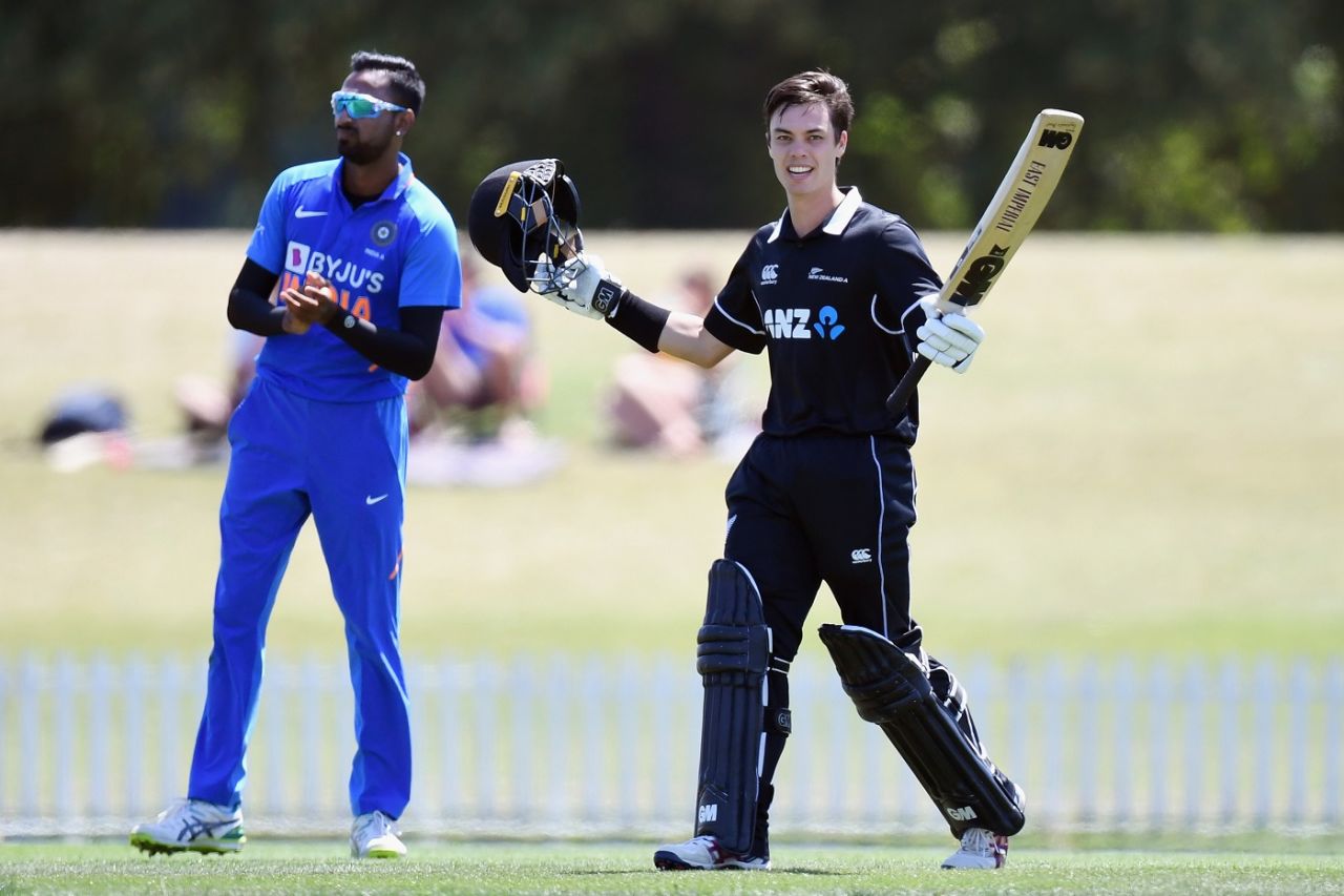 Mark Chapman scored a century, New Zealand A v India A, 3rd one-dayer, Christchurch, January 26, 2020