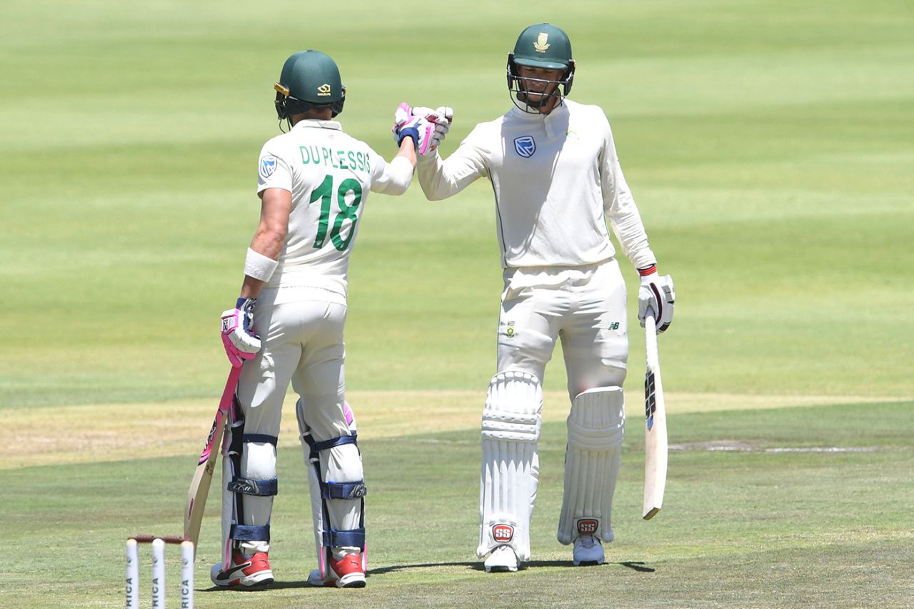 Rassie van der Dussen and Faf du Plessis frustrated England, South Africa v England, 4th Test, Johannesburg, 4th day, January 27, 2020