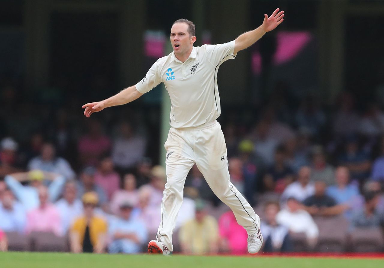 Todd Astle during his final Test at the SCG, Australia v New Zealand, 3rd Test, SCG, January 6, 2020