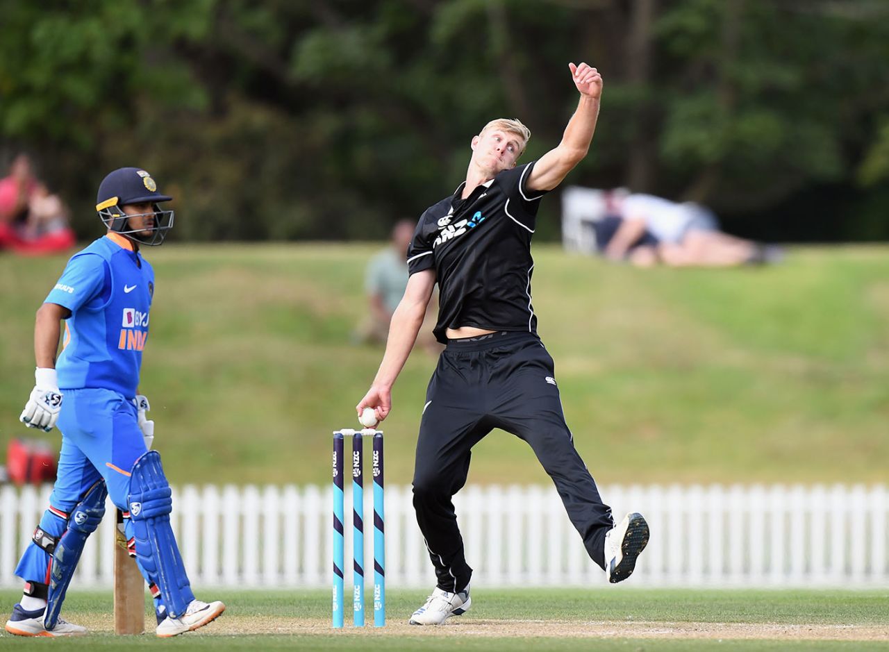Kyle Jamieson is in line for his ODI debut, New Zealand A v India A, Christchurch, January 26, 2020